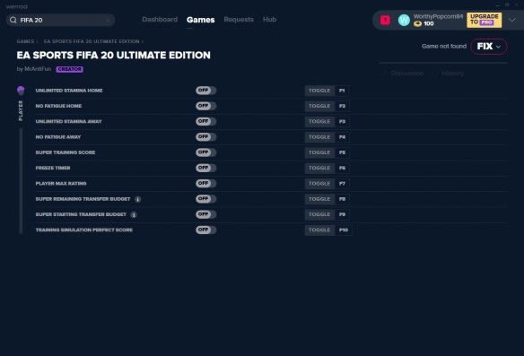 FIFA20�ռ���ʮ���޸�������_FIFA 20�ռ���ʮ���޸��� v2019.09.20 MrAntiFun��-���ĵ���
