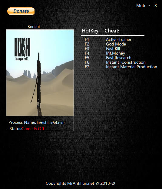 ��ʿKenshi�޸���_��ʿKenshi�����޸��� v0.95.40 MrAntiFun��-���ĵ���