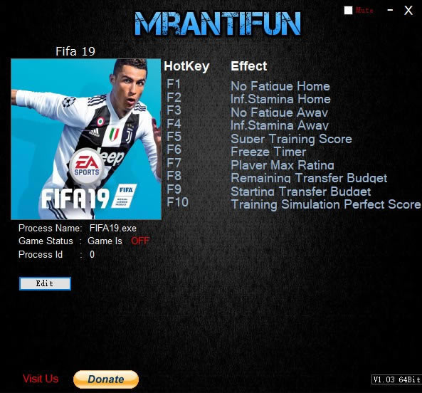 FIFA19�޸���_FIFA19ʮ���޸��� v2019.01.28 MrAntiFun��-���ĵ���