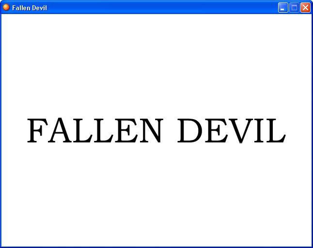 Fallen_Devil�Α�վ
