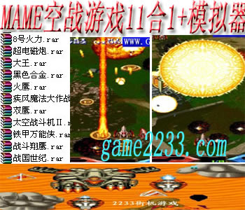 街机mame空战游戏11合1(含模拟器)游戏