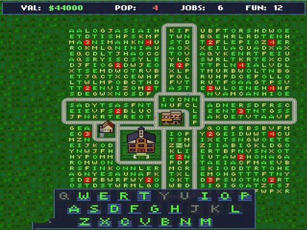 新奇的模拟城市:字母都市游戏本站