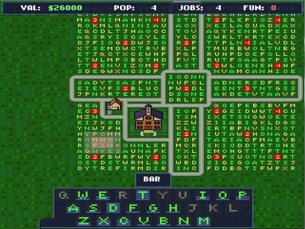 新奇的模拟城市:字母都市游戏本站