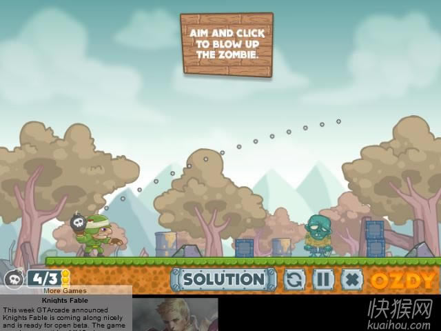 ��ը��ʬ(Boom Go The Zombies)��Ϸ