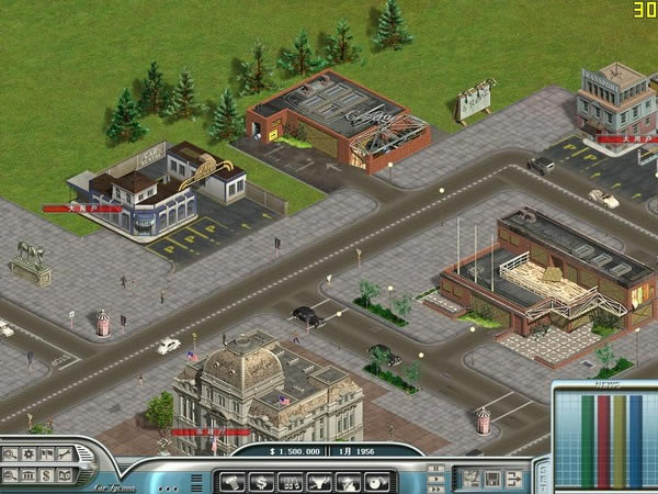 汽车大亨1代中文版(DOS游戏)游戏本站