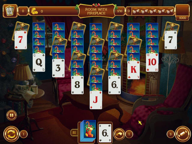 纸牌游戏:圣诞节游戏本站
