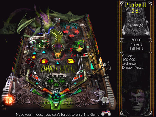һ��ܲ����ĵ�����Ϸ-��ħ����̨����(PinBall)��ɫӲ�̰�